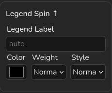 DOS filter legend controls