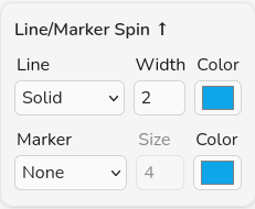 DOS filter line and marker controls