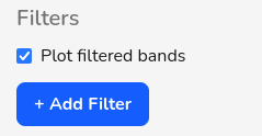 Add filter action for projected bands