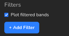 Add filter action for projected bands